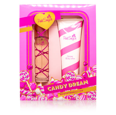 Pink Sugar "Candy Dream" Sweet Addiction In Window Box Aquolina Set (W)