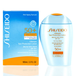 Shiseido Ultimate Spf 50 Sun Protection Lotion Sensitive & Children 3.3 Oz