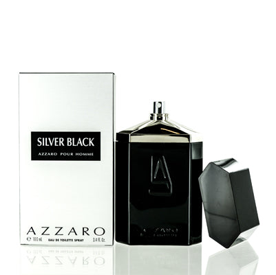 Silver Black Azzaro EDT Spray 3.3 Oz (M)