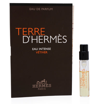 Terre D'Hermes Eau Intense Vetiver Hermes Edp Spray Vial 0.06 Oz (2.0 Ml) (M)