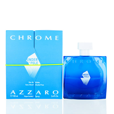 Chrome Under The Pole Azzaro EDT Spray 3.4 Oz (100 Ml) (M)