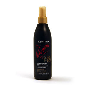 Vavoom Matrix Gold Heat Iron-In-Volume Treatment Hair Spray 8.5 Oz
