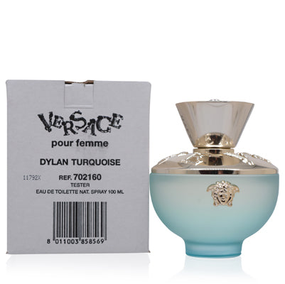 Dylan Blue Turquoise Versace EDT Spray Tester 3.4 Oz (100 Ml) (W)
