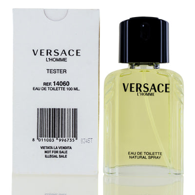 Versace L'Homme Versace EDT Spray Tester 3.3 Oz (100 Ml) (M)