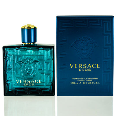 Versace Eros Versace Perfumed Deodorant Spray 3.4 Oz (100 Ml) (M)