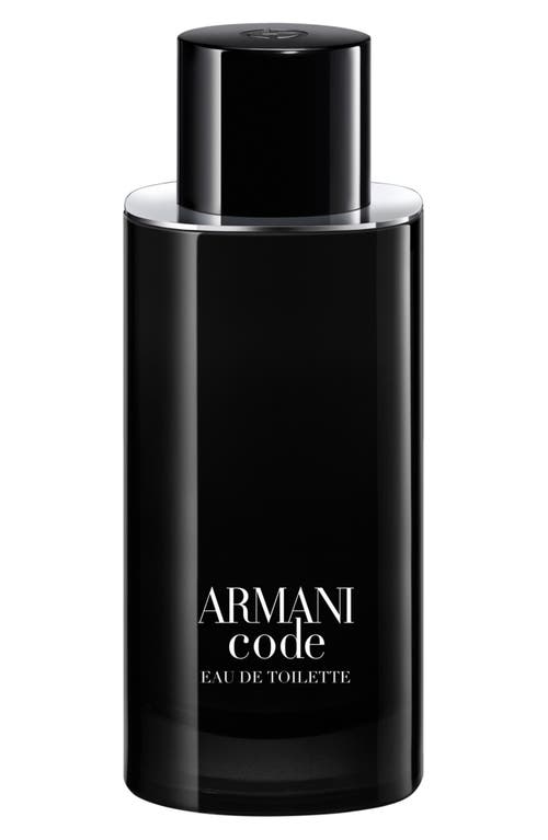 Armani Code For Men Giorgio Armani Edt Refillable Spray 4.2 Oz (125 Ml) (M)